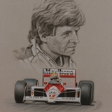 Steve Nichols drawing by Simon Taylor